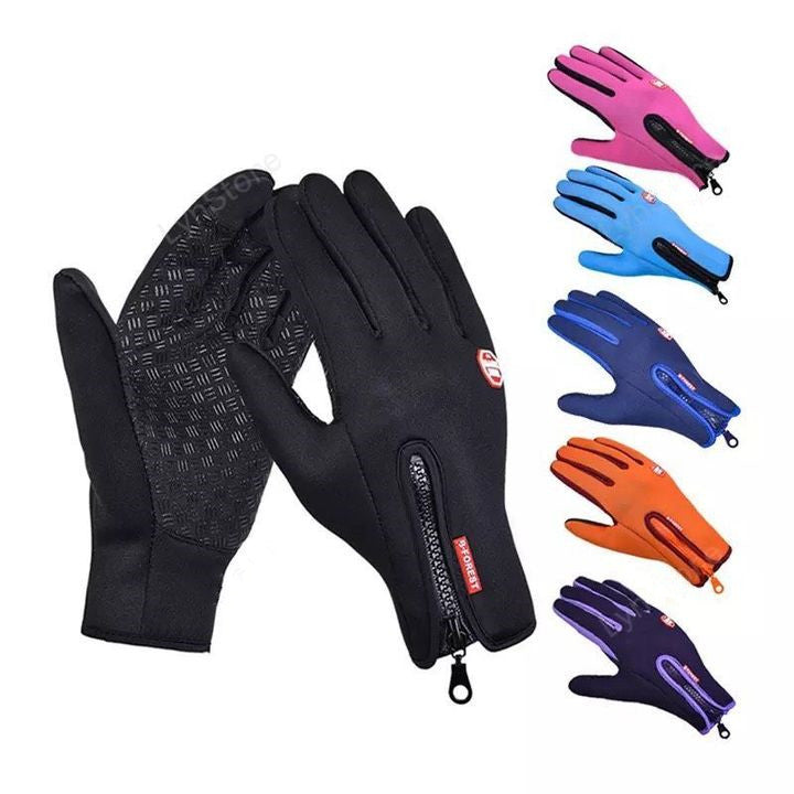 Winter Waterproof Motorcycle Gloves with Touchscreen