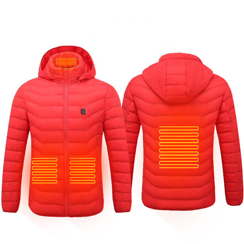 Men’s Winter Heated Jacket – USB Electric Thermal Coat