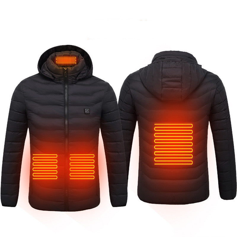 Men’s Winter Heated Jacket – USB Electric Thermal Coat