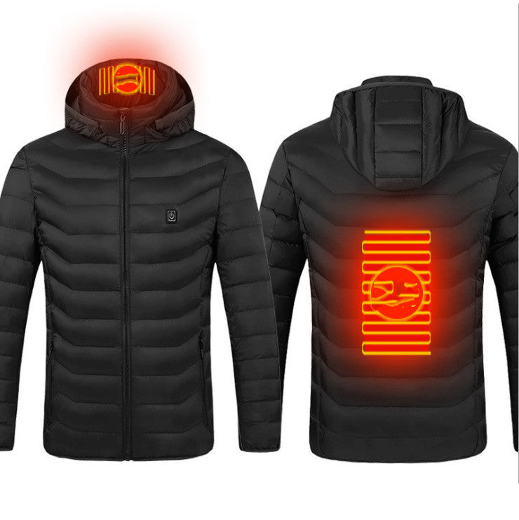 Men’s Winter Heated Jacket – USB Electric Thermal Coat