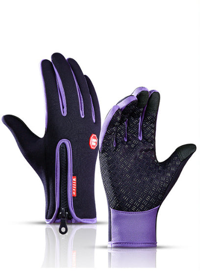 Winter Waterproof Motorcycle Gloves with Touchscreen