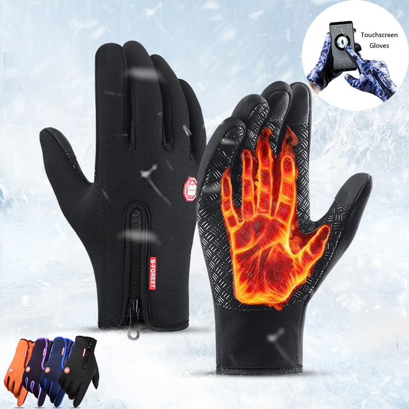 Winter Waterproof Motorcycle Gloves with Touchscreen
