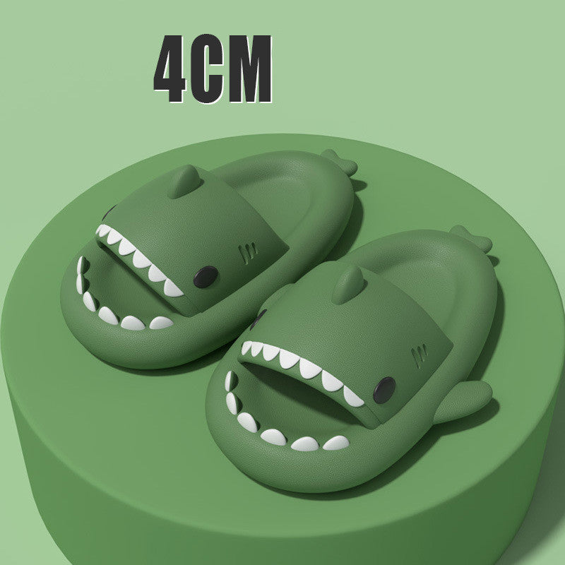 Adult's Slippers Funny Shark Cartoon