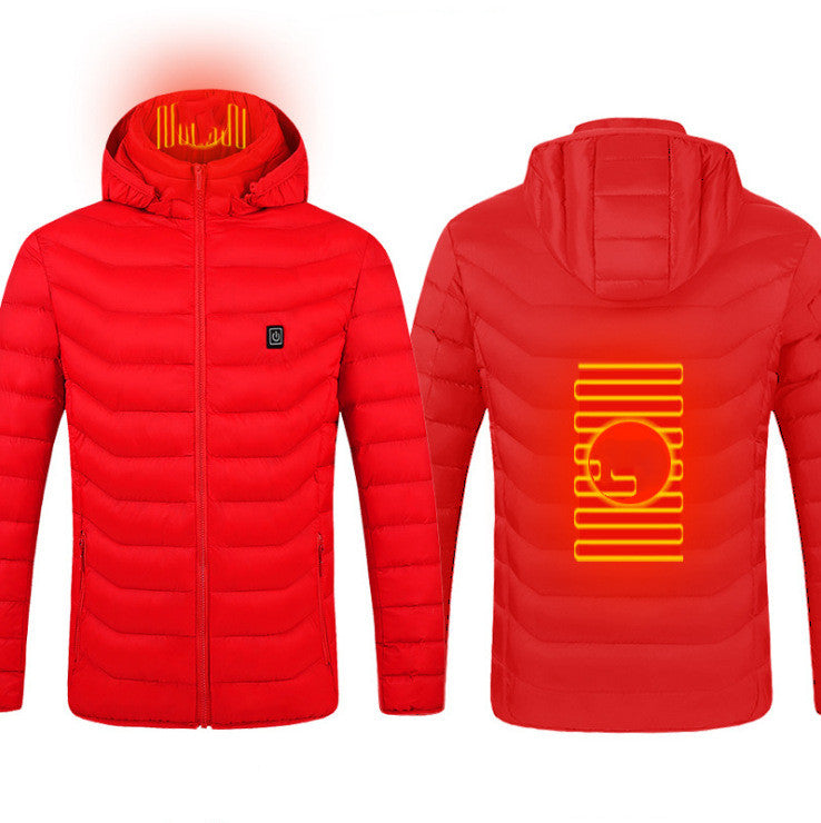Men’s Winter Heated Jacket – USB Electric Thermal Coat