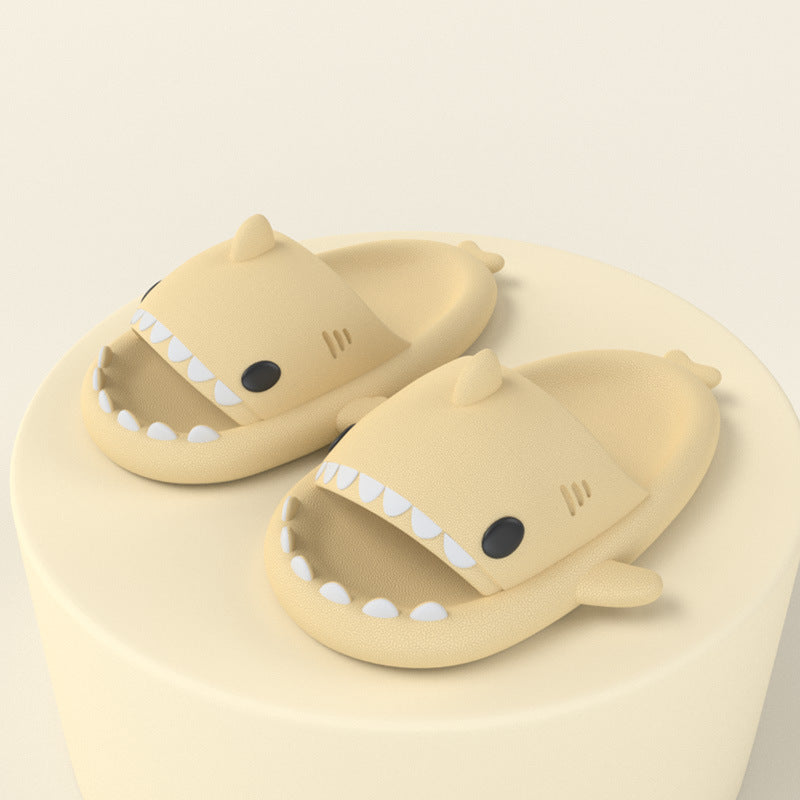 Adult's Slippers Funny Shark Cartoon