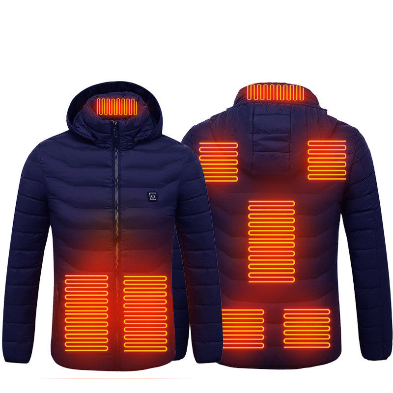 Men’s Winter Heated Jacket – USB Electric Thermal Coat