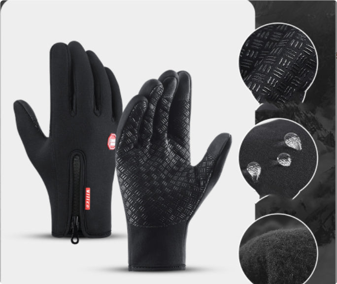 Winter Waterproof Motorcycle Gloves with Touchscreen